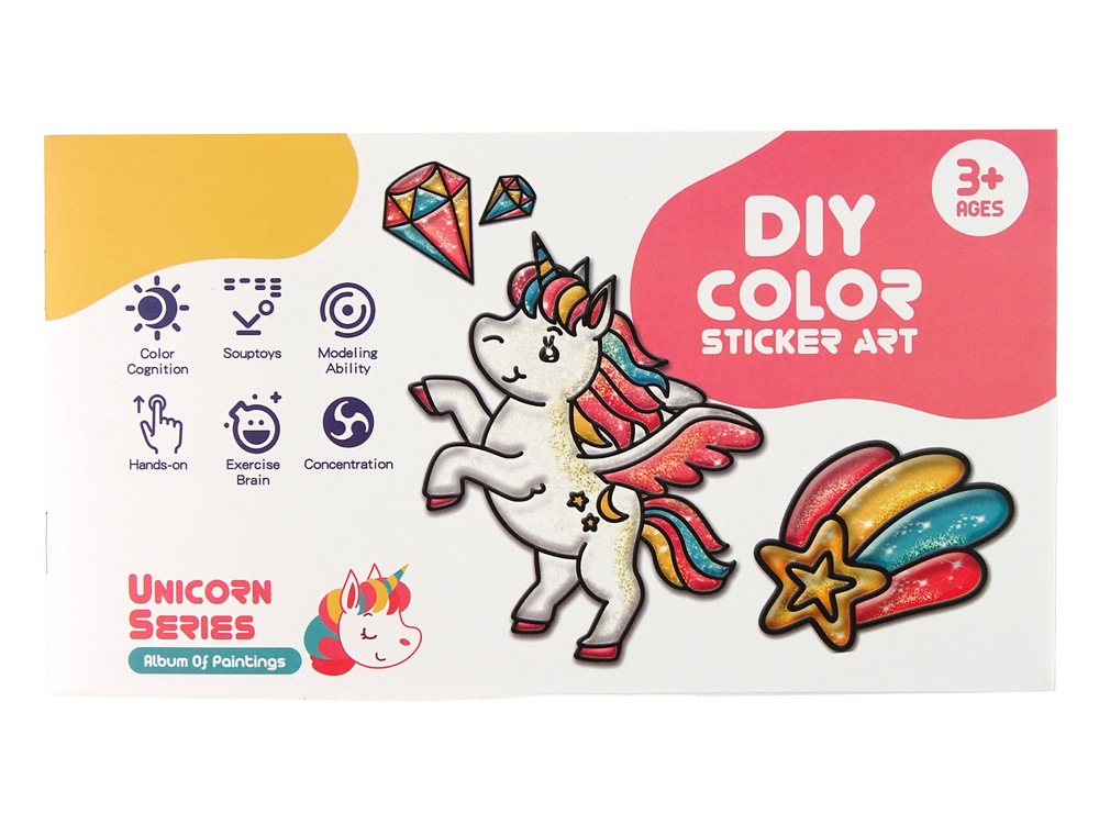 DIY Unicorn Furniture Window Stickers 8 Colours Glitter | Toys
