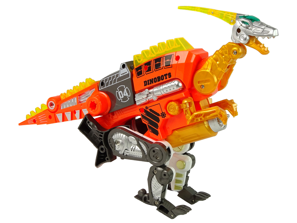 Dinobots 2 in 1 Dinosaur Shotgun Orange Velociraptor Shield | Toys ...