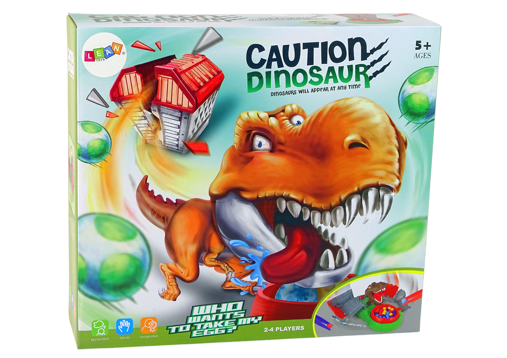 Caution Dinosaur Game Family And Friend Board Games Dinosaur