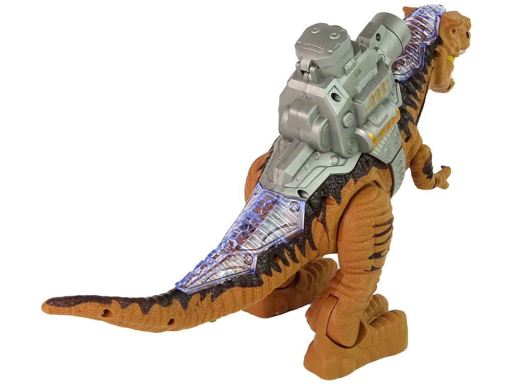 Dinosaur with Catapult Walks Shoots Brown, Toys \ Dinosaurs