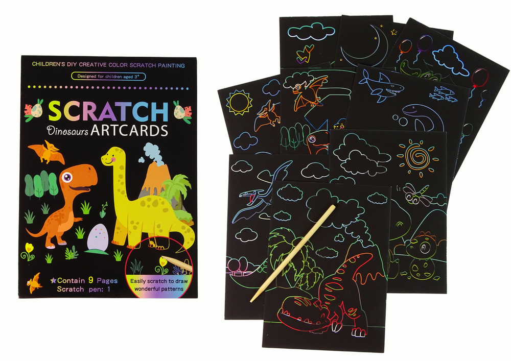 Colorful Scratch Painting Book