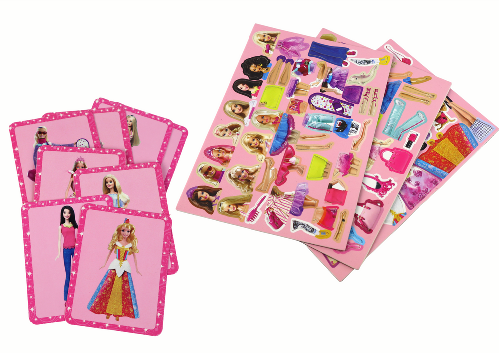 A set of educational magnetic puzzles with a Barbie motif, Toys \ Jigsaw &  puzzle Toys \ Educational toys