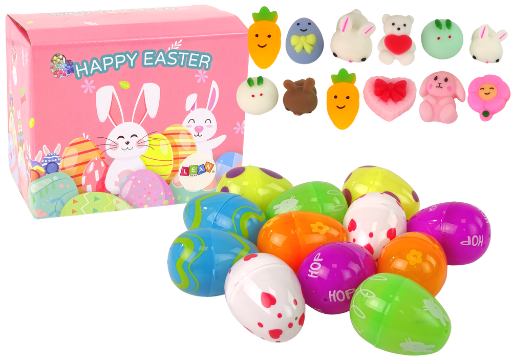 Easter Eggs Squishy Rabbit Toy Pack 12 Pieces | Toys \ Costumes and ...