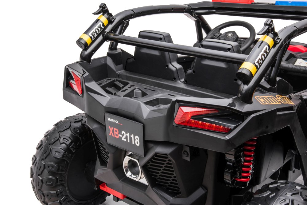 Electric Ride On Buggy XB-2118 Police Black 4x4 | Electric Ride-on Vehicles  \ Cars |