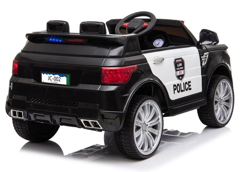 product eng 4443 Electric Ride Police Car JC002 Black