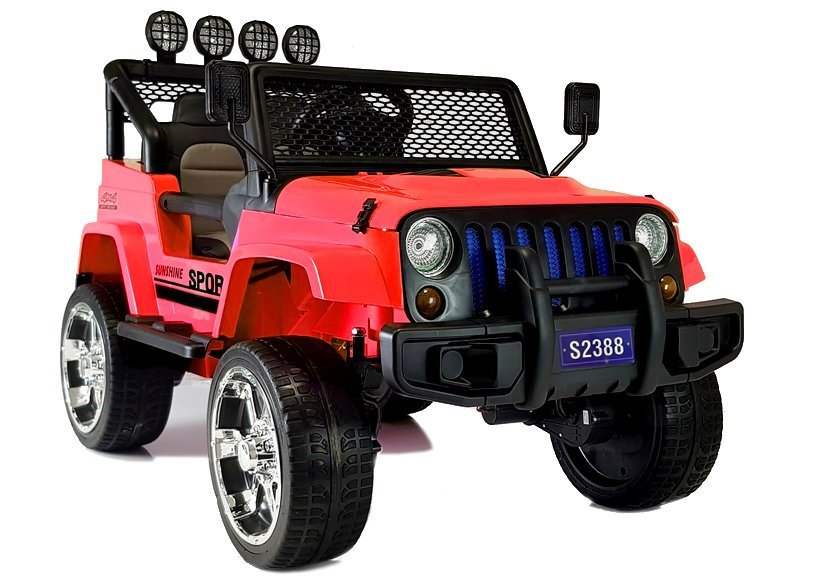 Electric Ride On S2388 Jeep Red 4x45W | Electric Ride-on Vehicles \ Cars