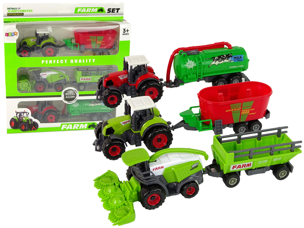 Country - Harvester Tractor with Trailer -Playmobil – The Red