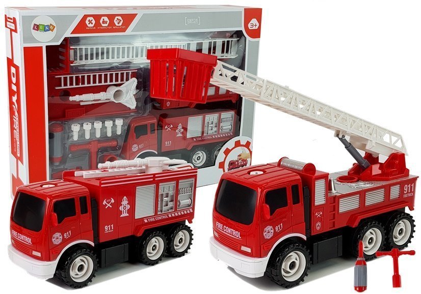 Fire Truck Fire Brigade with 2-in-1 Turning Ladder | Toys \ Cars ...