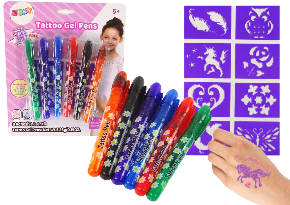 Tattoo Glitter Gel Pens – The Red Balloon Toy Store