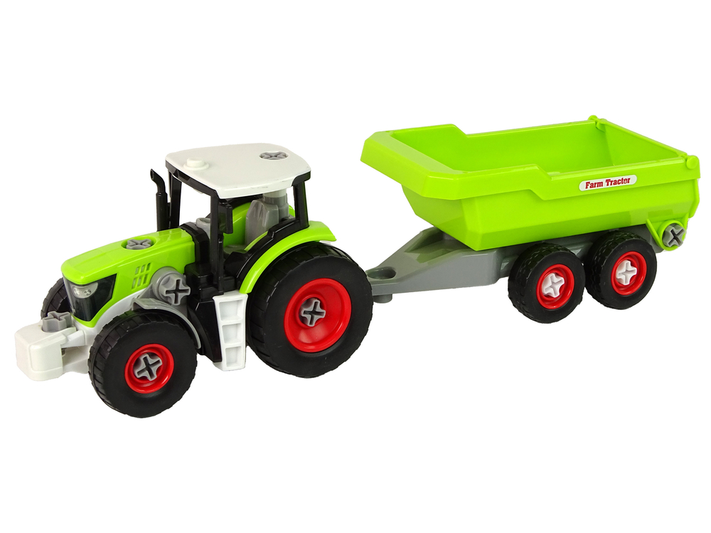 Green Tractor with Semi-trailer | Toys \ Tractors