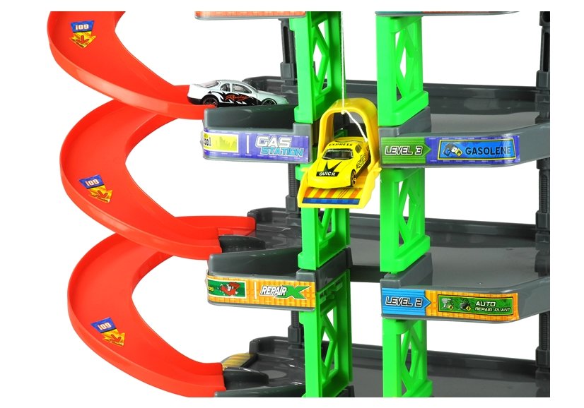 toy car tower track