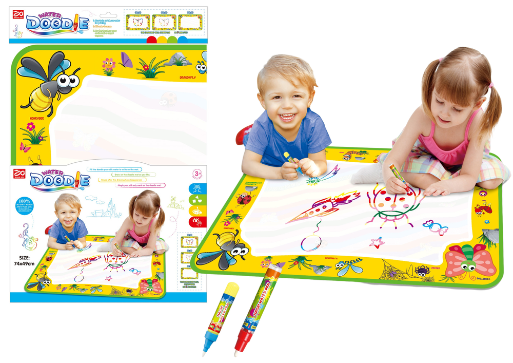 Water Doodle Drawing Mat + Water Pen Endless fun, Toys \ Creative toys