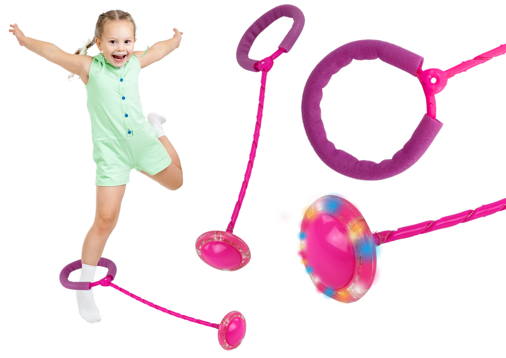 Hula Hop Jump Rope, Skipper, Light Up, Pink | Sport & Outdoor \ Jumping ...