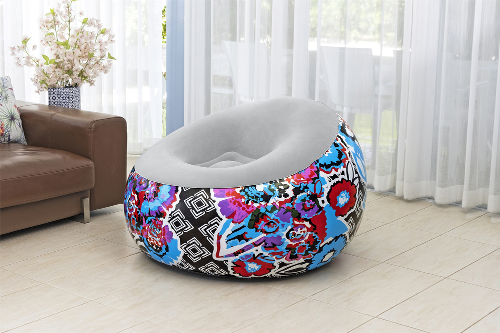 Sillón Hinchable Bestway Graffiti 112x112x66 cm — PoolFunStore