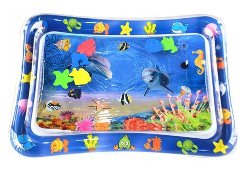 Inflatable Water Mat for Toddlers Sea World Animals | Toys \ Bath toys