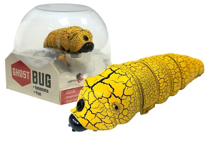 Infrared Caterpillar Avoids Obstacles Yellow | Toys \ Interactive pets ...