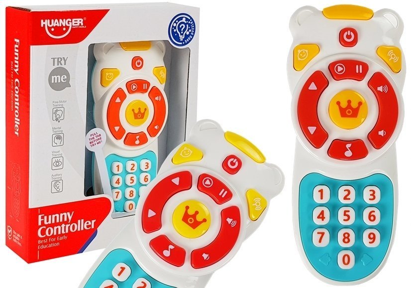 Number 1 in Gadgets Baby Remote Toy Game Controller, Musical Toys Light and  Sound Early Educational Learning for Infants