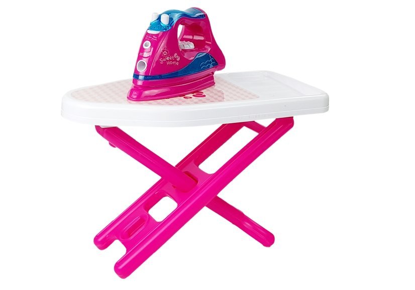 Ironing Kit Pink Iron Clothes Hanger Board | Toys \ Household ...