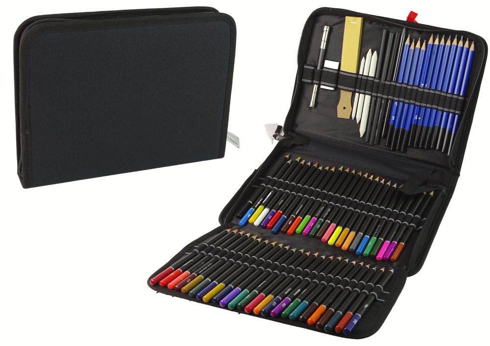 Little Artist's Set Crayons in a Pencil Case 95 pcs., Toys \ Creative toys