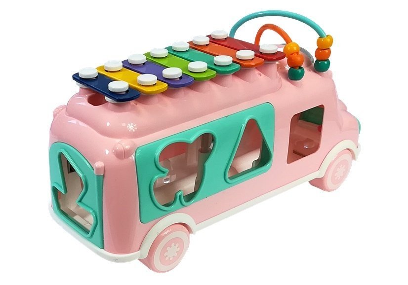 Magical Bus with Sorter Xylophone Mint and Pink | Toys \ Toys of newborns