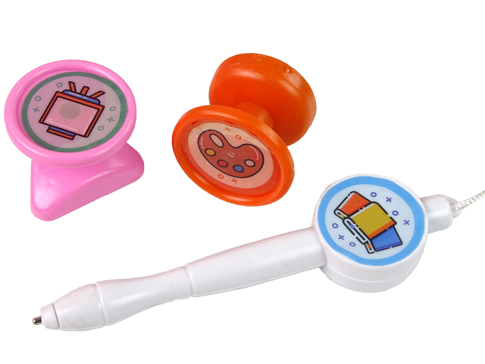 Board with Stamp Pink Zinc Pen Toys \ Blackboards