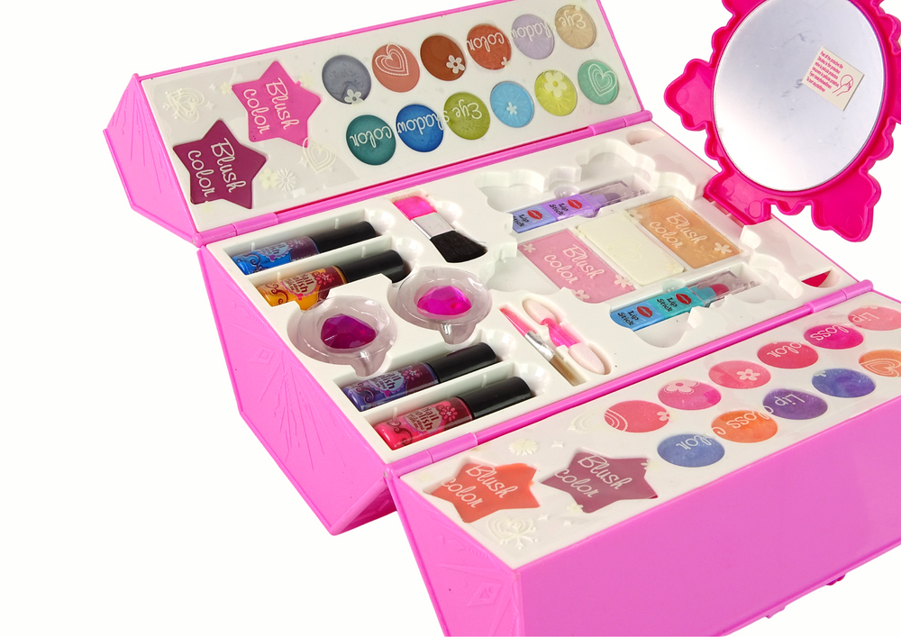 Makeup Bag Set Pink Eyeshadows. Toys \ Beauty Sets \ For makeup