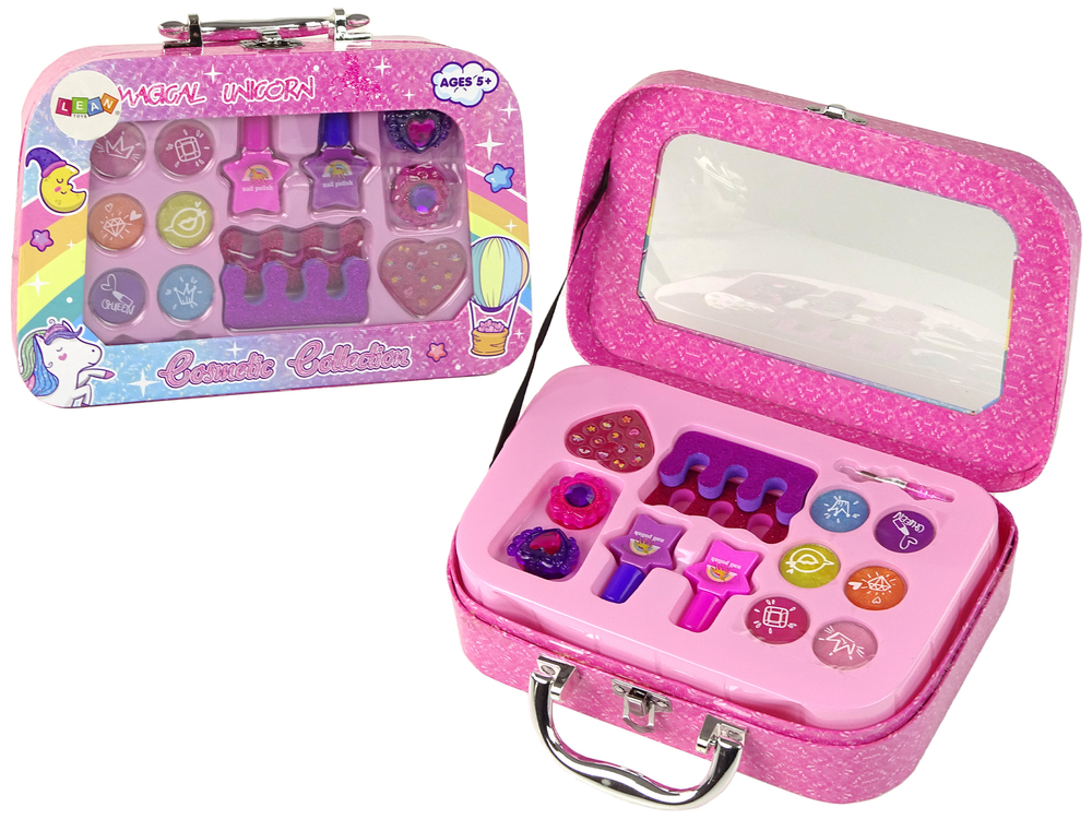 Makeup and Nail Set in Suitcase Pink | Toys \ Beauty Sets \ For make-up