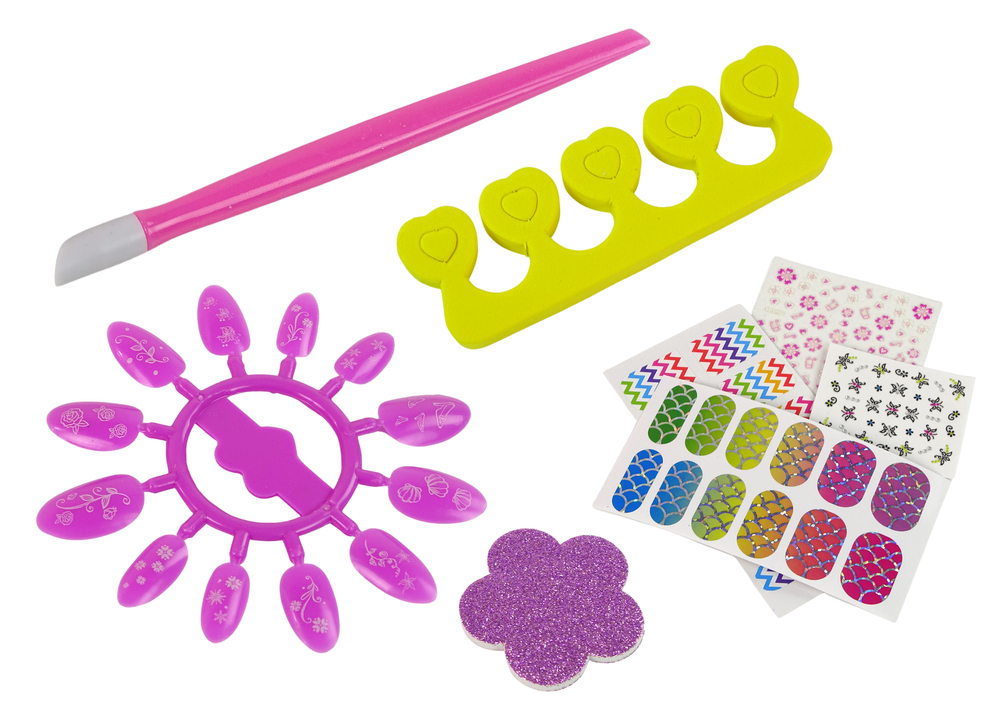 Nail Painting Set Nail Stickers Lacquer 5 Colours Toys \ Beauty Sets