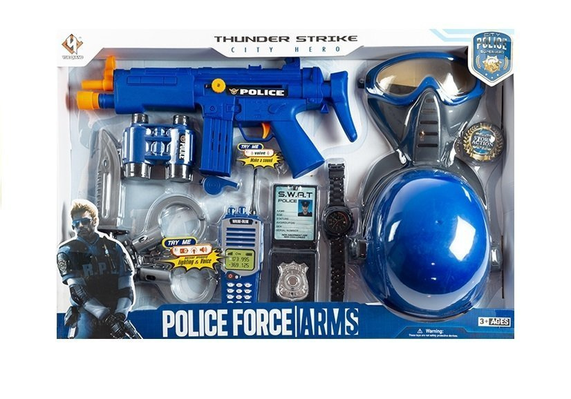 Policeman Set Law Officer Accessories Gun Toys \ Costumes and gadgets