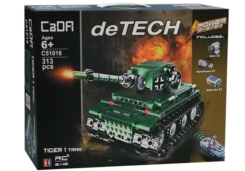 R/C Brick Tank Remote Control 313 pcs Double E Toys \ Building blocks