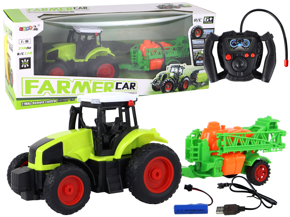 Children's remote cheap control tractor