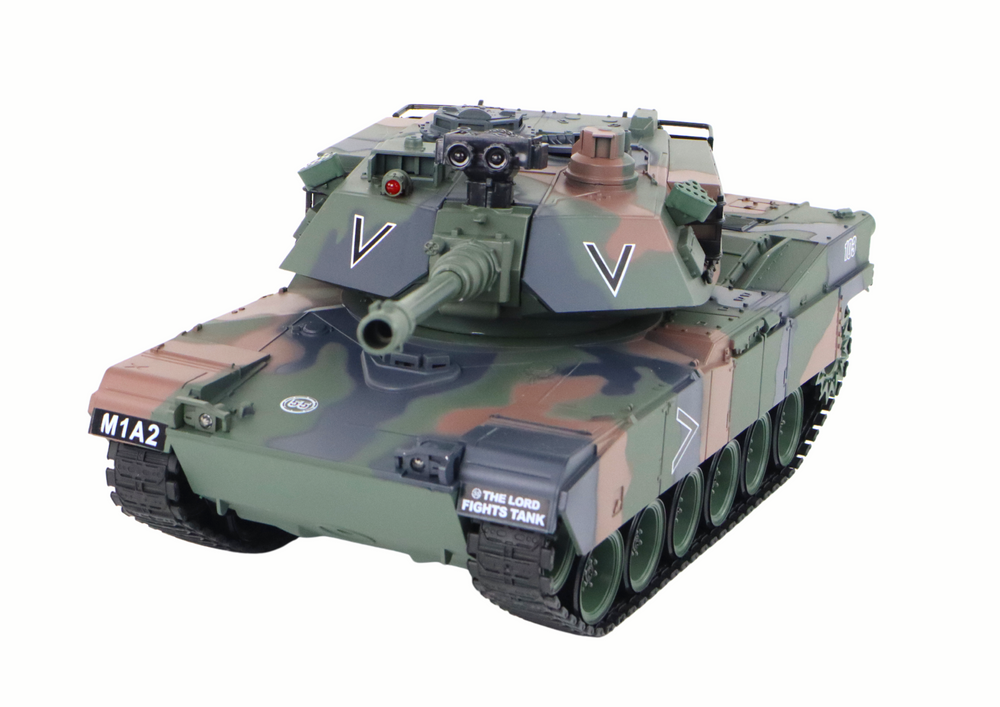 RC Tank 1:18 Cannon Smoke Shield Sounds Moro, Toys \ R/C vehicles