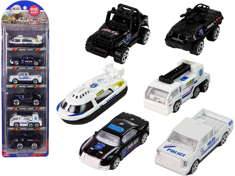 Resorak Police Vehicle Set 1 64 Toys Cars