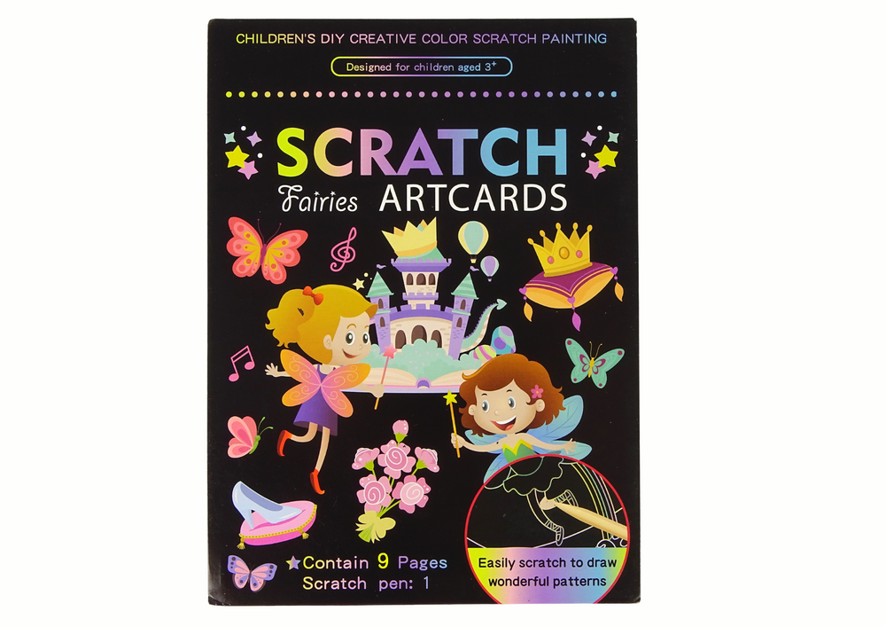 Scratch Coloring Book For Children Fairy Toys Creative Toys