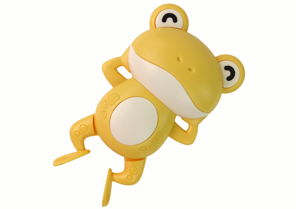 Screw-on Floating Frog 12 cm Yellow | Toys \ Bath toys