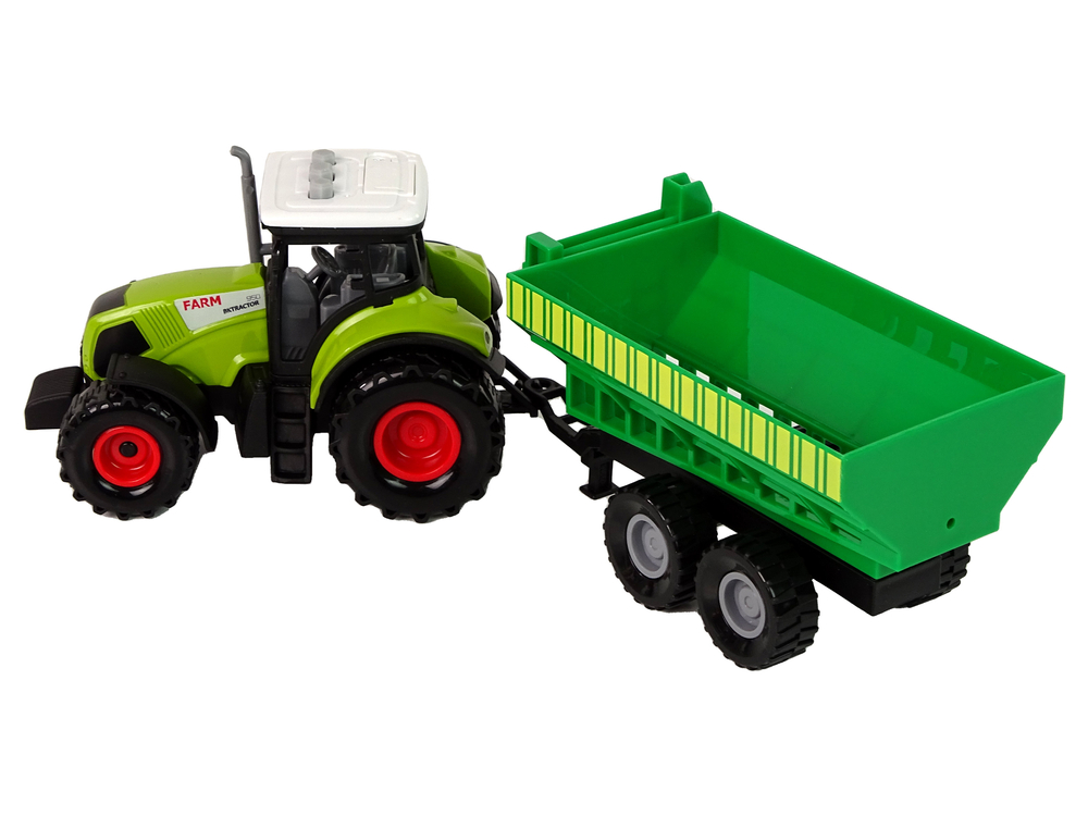 Set Tractor with Machinery Trailer Tanker LED sounds | Toys \ Tractors