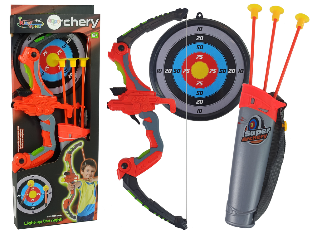 Shooting Set Archery Shield Shots Suckers Orange | Toys \ Outdoor toys ...