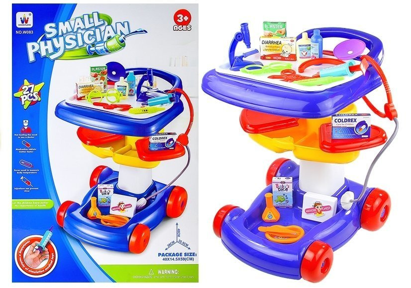 Small Physician 27 pcs Doctor Nurse Paramedic Roleplay Kit Set Toys