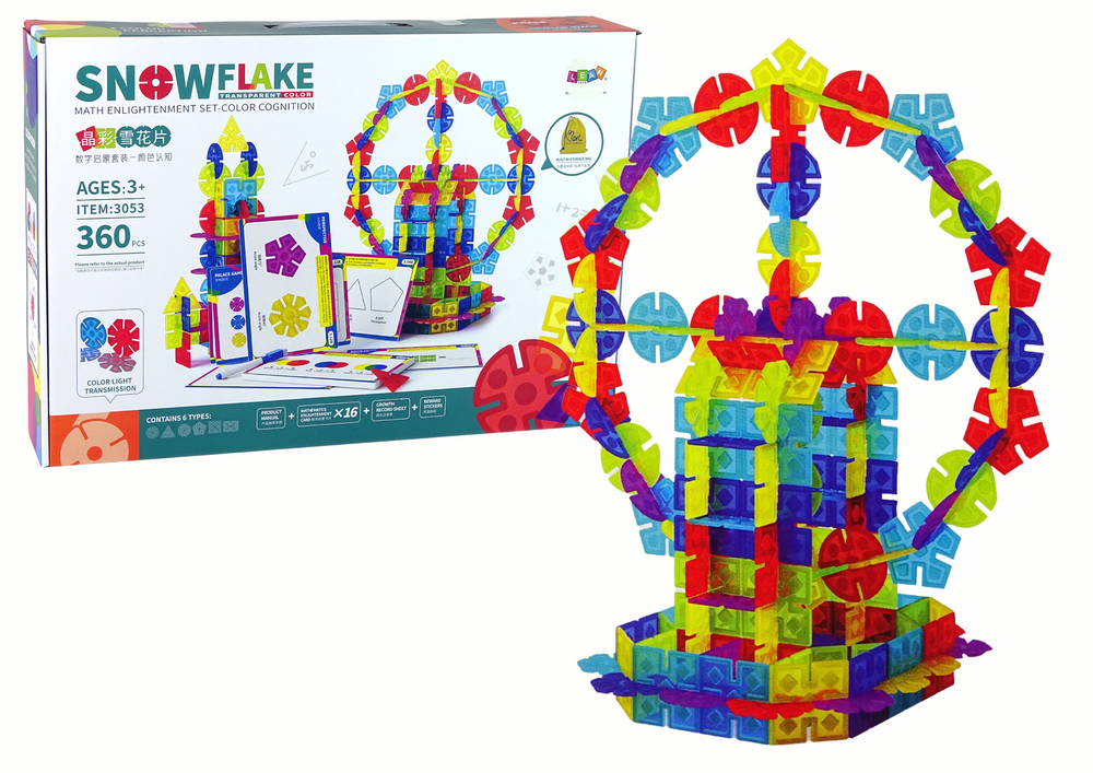 Snowflake Construction Blocks 360el. | Toys \ Building blocks \ Klocki ...