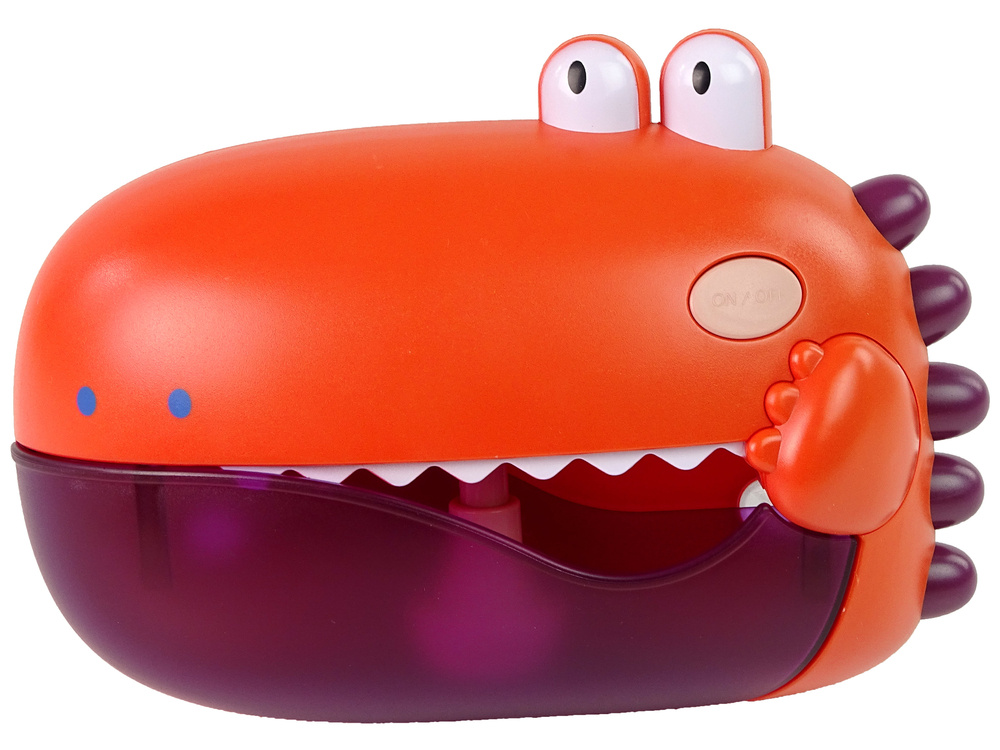 Soap Bubble Bath Toy Red Dinosaur with Batteries Toys \ Bath toys