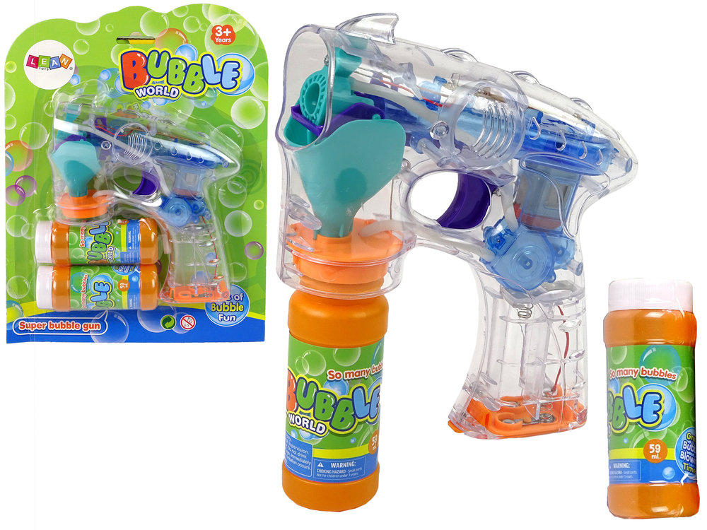 Toy Gun Blows Bubbles, Electric Bubble Gun Toys