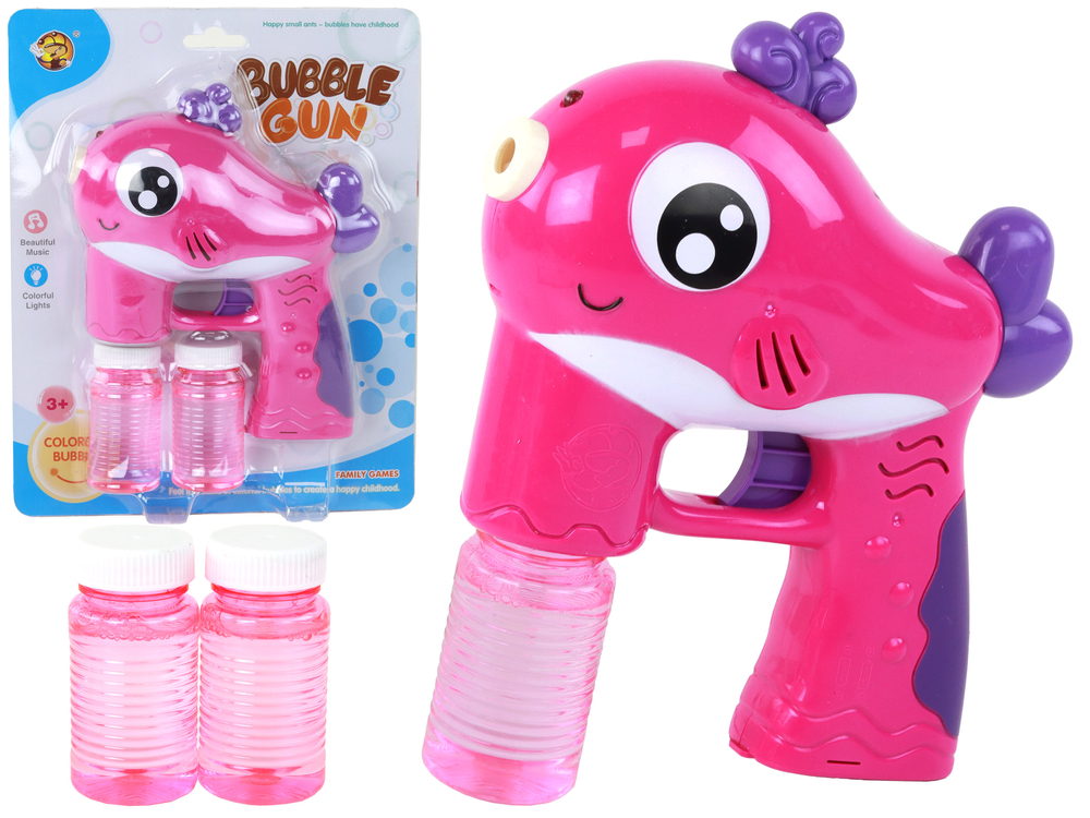 BB01 Bubble Fish Gun Cute in Pink Color 