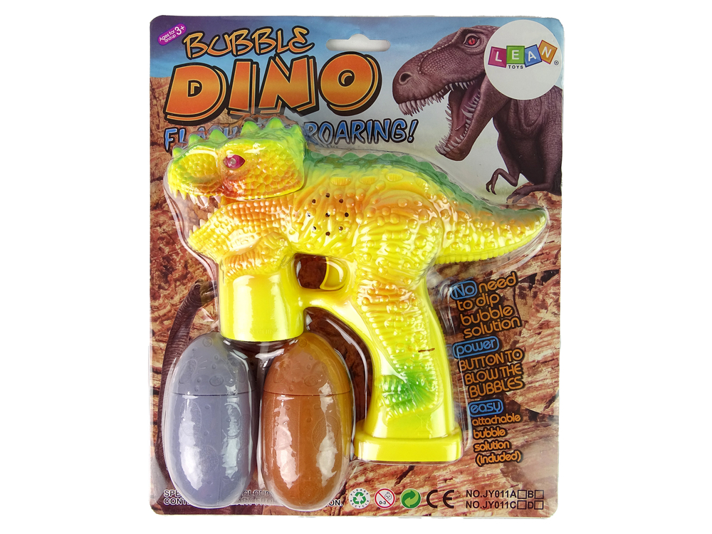 Dinosaur Bubble Machine Gun Toy With Bubble Solution