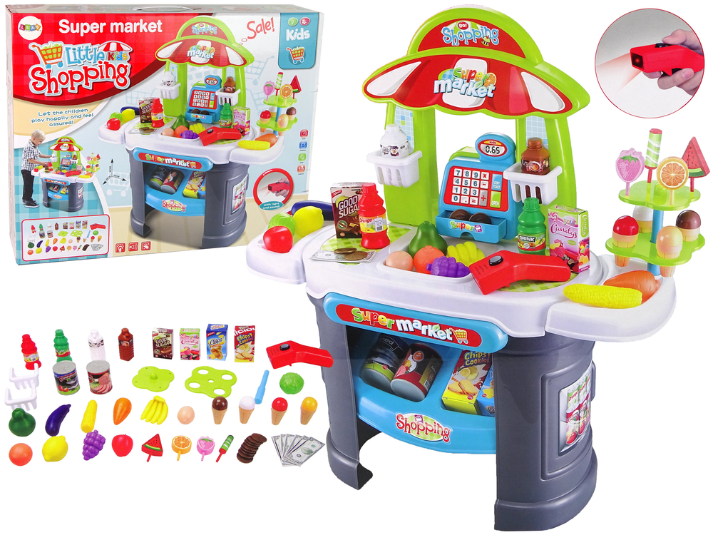 13€02 sur Commander Enfants Jouet Espèces Scanner de Fruits Lecteur de Carte  de Carte de Crédit Food Machine Commercial Ensemble de Jeu Multicolore  PT301 - Marchande - Achat & prix