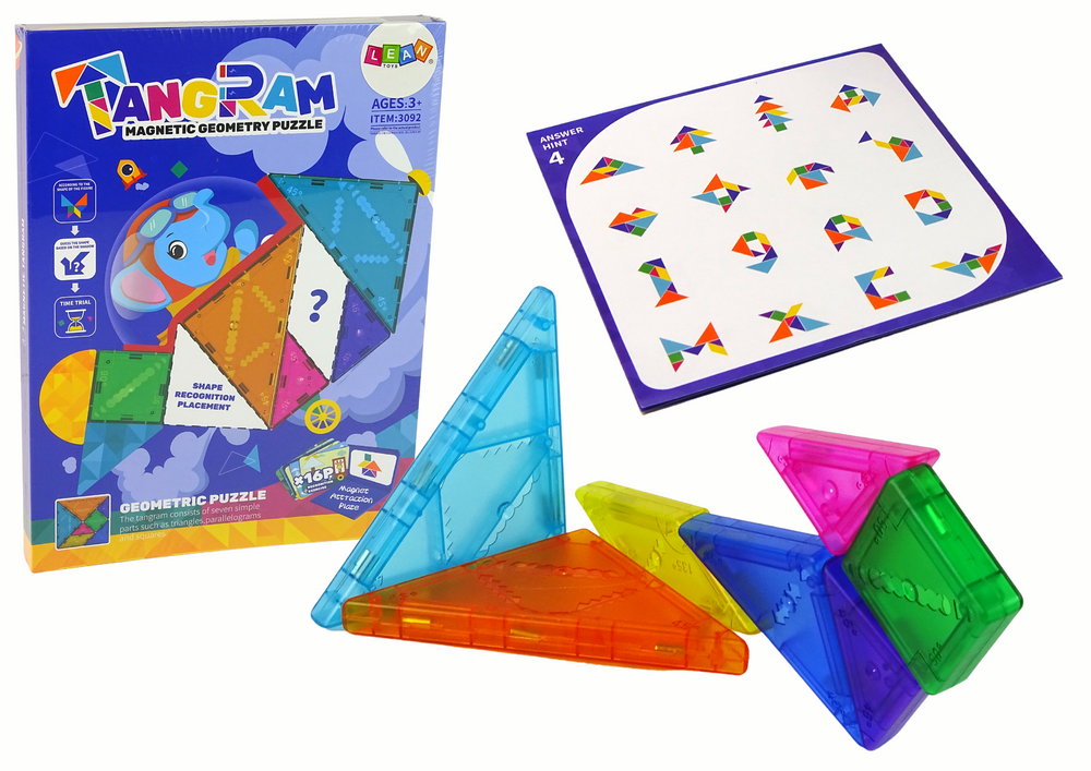 Tangram Puzzle 7 Magnetic Blocks Toys