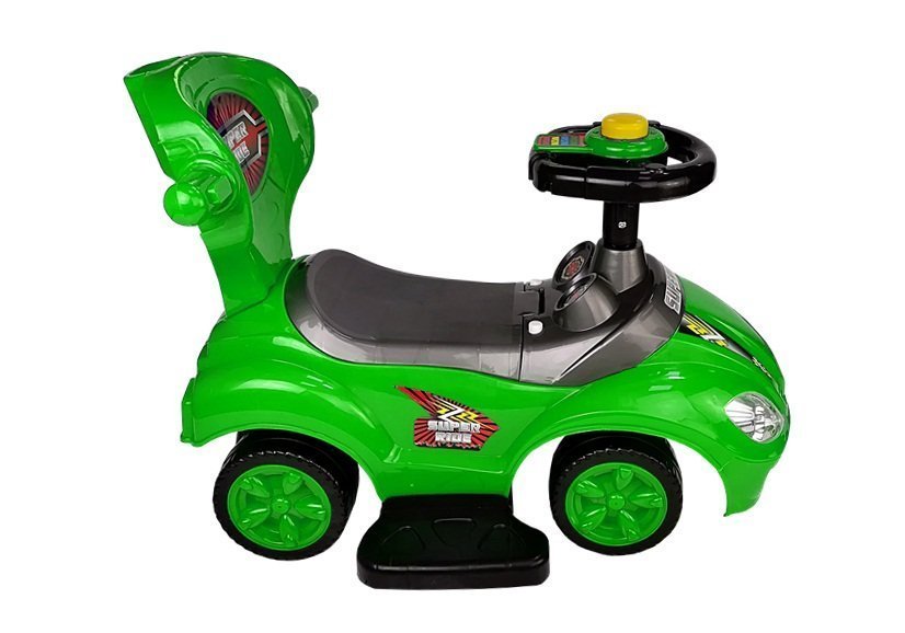 Toddlers Ride On Push Along with Parent Handle Mega Car 3in1 Green ...