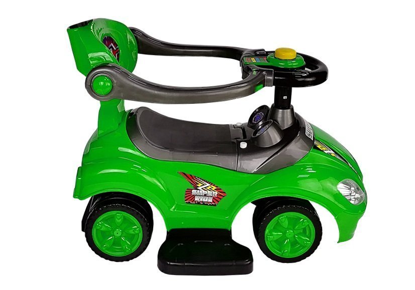 Toddlers Ride On Push Along with Parent Handle Mega Car 3in1 Green ...