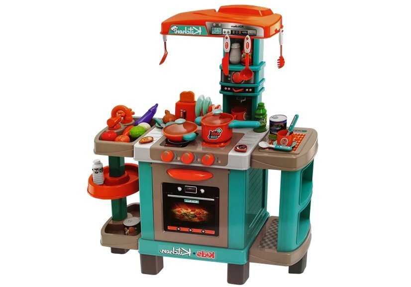 Turquoise Kitchen for little Chef, Toys \ Household appliances and  kitchens