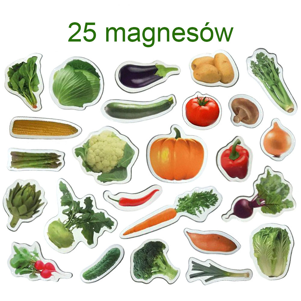 Vegetables MV 6032-12 Magnet Set | Toys \ Magnetic boards and magnets