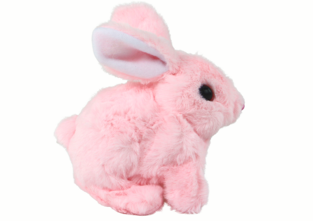 Walking Bunny Interactive Toy Short Hair Pink | Toys \ Interactive pets